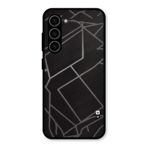 Silver Angle Design Metal Back Case for Galaxy S23