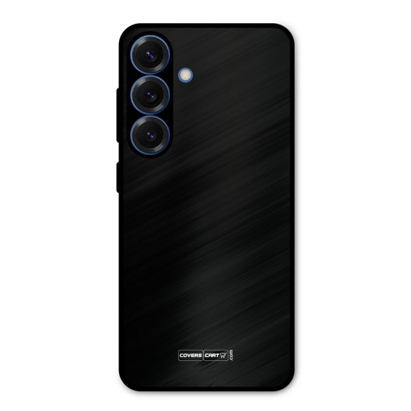 Simple Black Metal Back Case for Galaxy S25