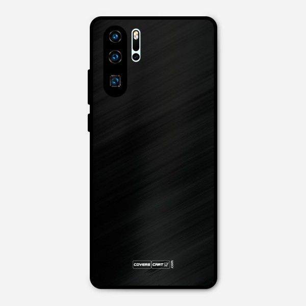 Simple Black Metal Back Case for Huawei P30 Pro