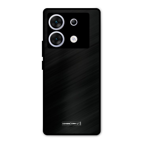 Simple Black Metal Back Case for Infinix Zero 30 5G