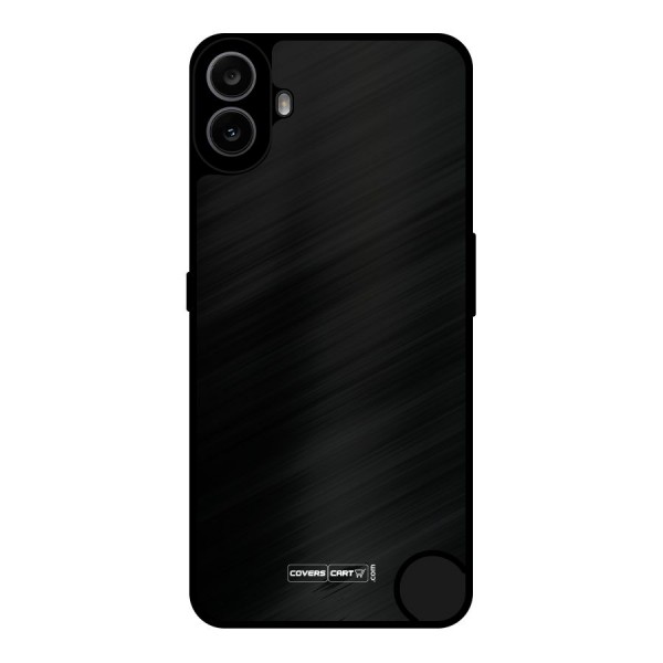 Simple Black Metal Back Case for Nothing CMF Phone 1