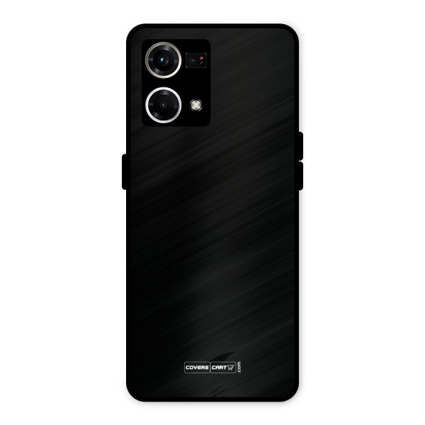 Simple Black Metal Back Case for Oppo F21s Pro 4G