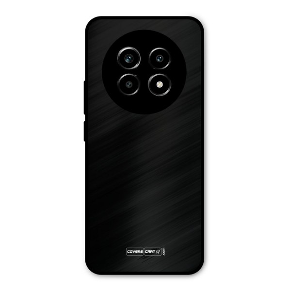Simple Black Metal Back Case for Realme 13 Pro