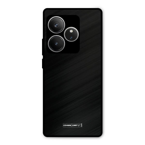 Simple Black Metal Back Case for Realme GT 6
