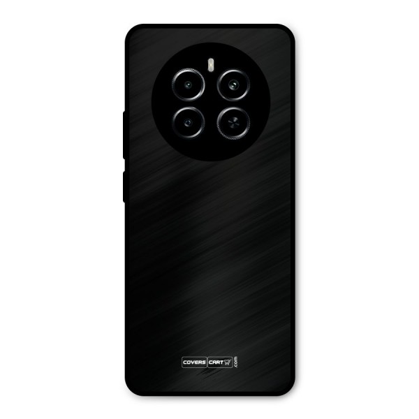Simple Black Metal Back Case for Realme P1