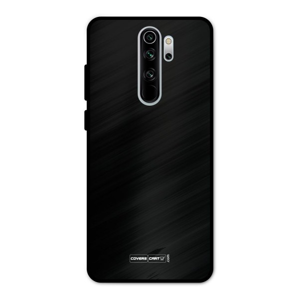 Simple Black Metal Back Case for Redmi Note 8 Pro