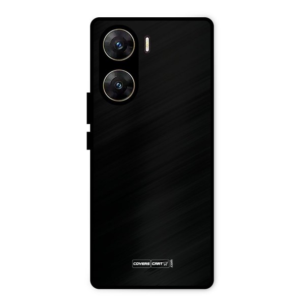 Simple Black Metal Back Case for Vivo V29e