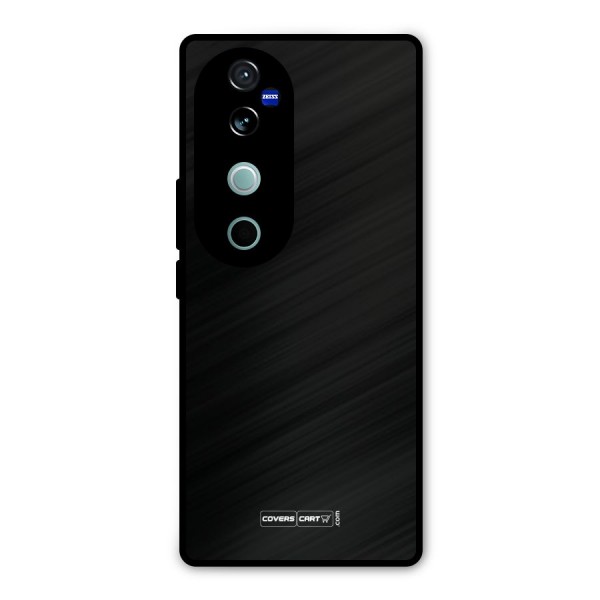 Simple Black Metal Back Case for Vivo V40 Pro