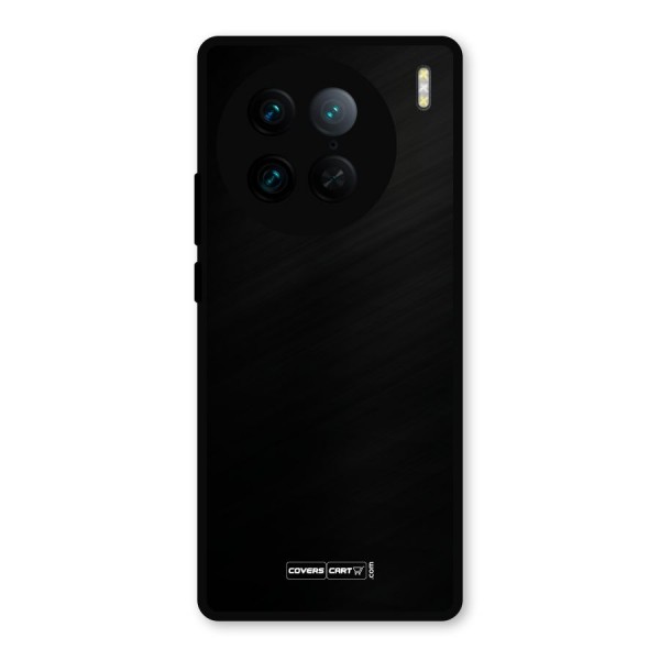 Simple Black Metal Back Case for Vivo X90 Pro