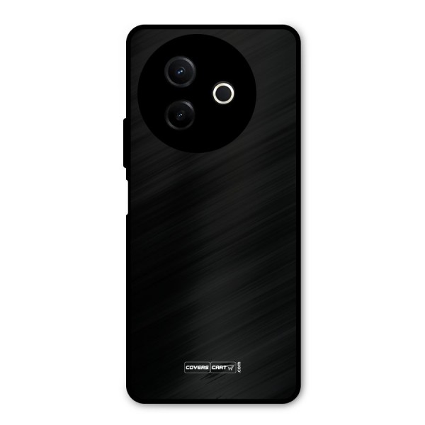 Simple Black Metal Back Case for Vivo Y39
