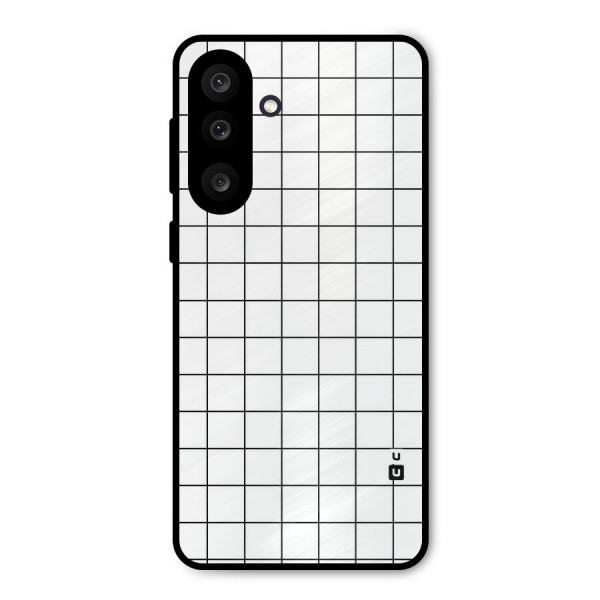 Simple Checks Metal Back Case for Galaxy M56
