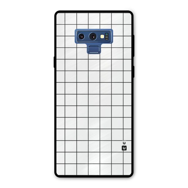 Simple Checks Metal Back Case for Galaxy Note 9