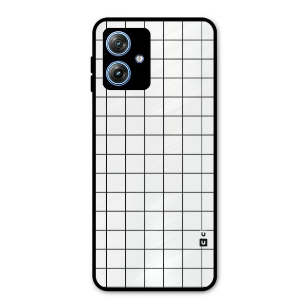 Simple Checks Metal Back Case for Moto G54