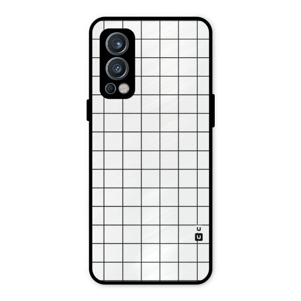 Simple Checks Metal Back Case for OnePlus Nord 2 5G