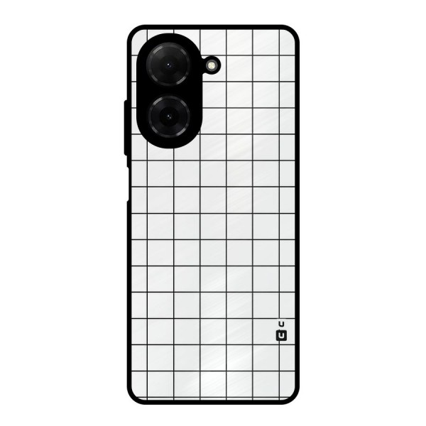 Simple Checks Metal Back Case for Poco C71