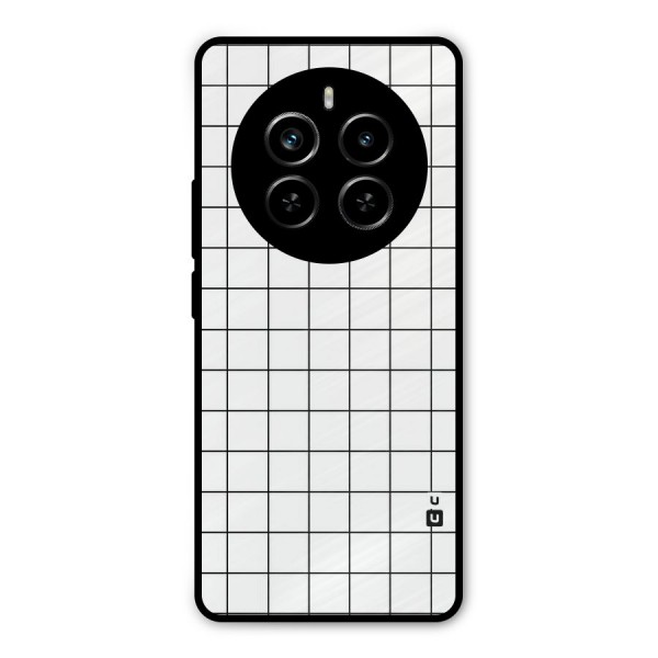 Simple Checks Metal Back Case for Realme P1 Pro