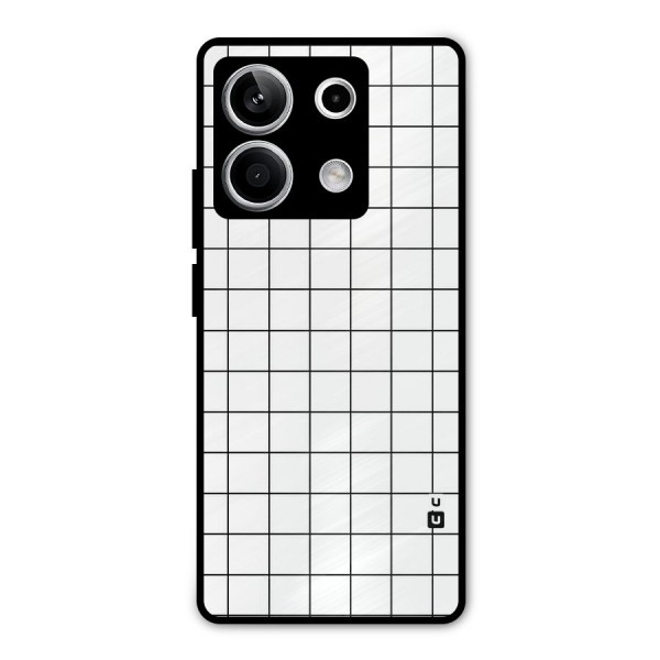 Simple Checks Metal Back Case for Redmi Note 13 5G