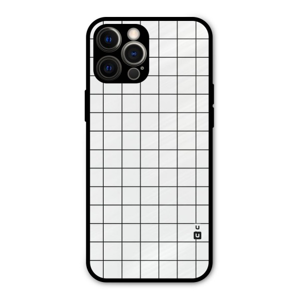 Simple Checks Metal Back Case for iPhone 12 Pro Max