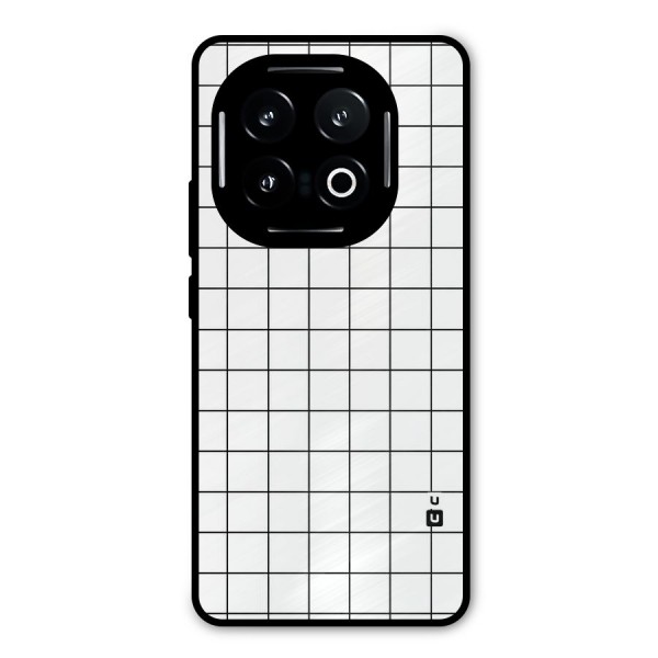 Simple Checks Metal Back Case for iQOO 13
