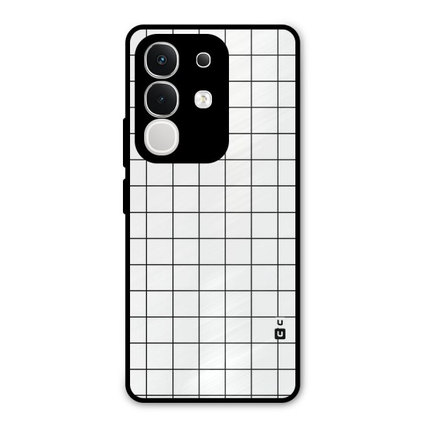 Simple Checks Metal Back Case for iQOO Z10x