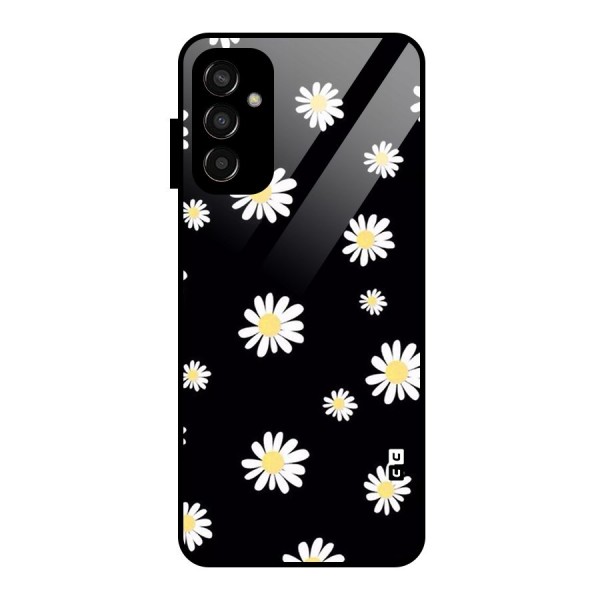 Simple Sunflowers Pattern Glass Back Case for Galaxy F13