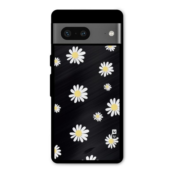 Simple Sunflowers Pattern Metal Back Case for Google Pixel 7