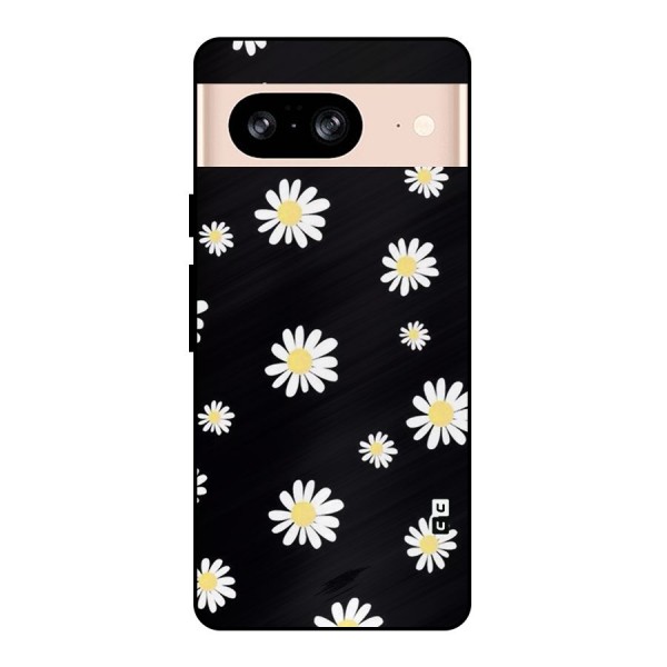 Simple Sunflowers Pattern Metal Back Case for Google Pixel 8