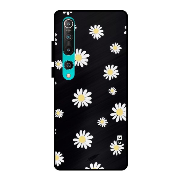 Simple Sunflowers Pattern Metal Back Case for Mi 10