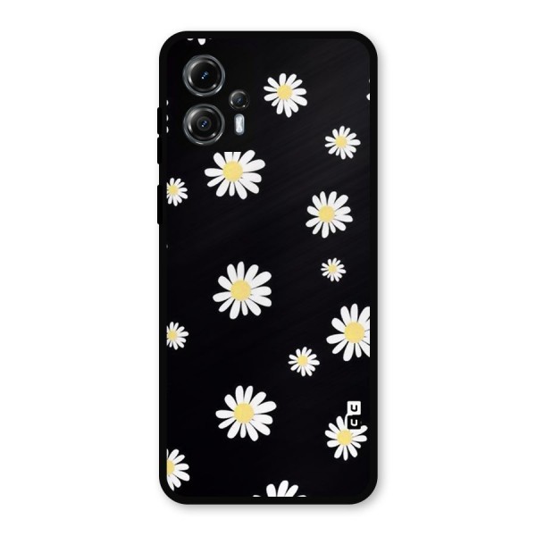 Simple Sunflowers Pattern Metal Back Case for Moto G13