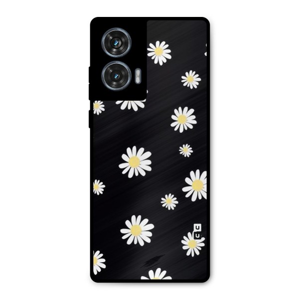 Simple Sunflowers Pattern Metal Back Case for Motorola Edge 50 Fusion