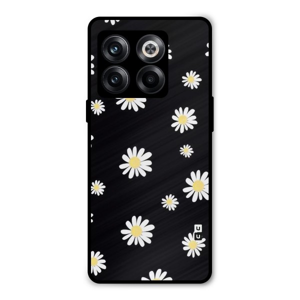 Simple Sunflowers Pattern Metal Back Case for OnePlus 10T