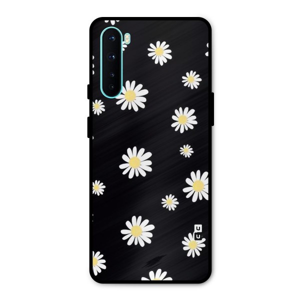 Simple Sunflowers Pattern Metal Back Case for OnePlus Nord