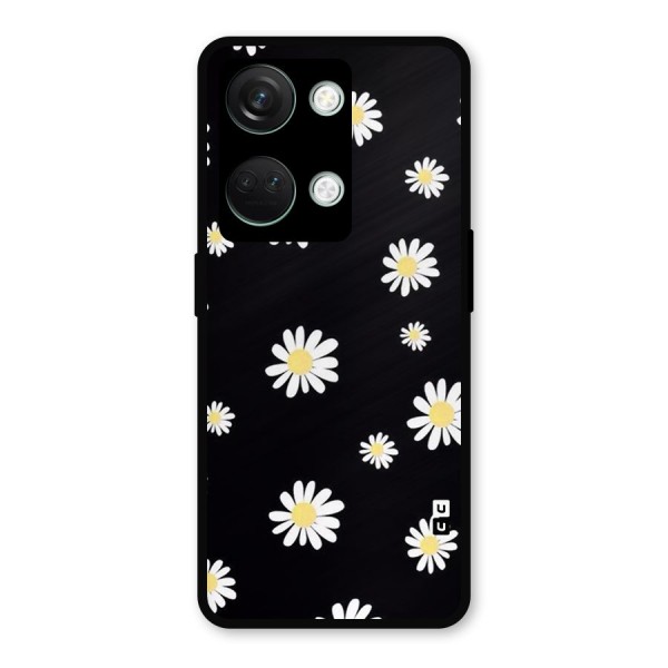 Simple Sunflowers Pattern Metal Back Case for OnePlus Nord 3