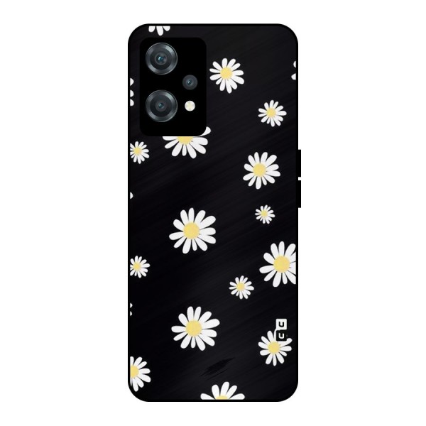 Simple Sunflowers Pattern Metal Back Case for OnePlus Nord CE 2 Lite 5G