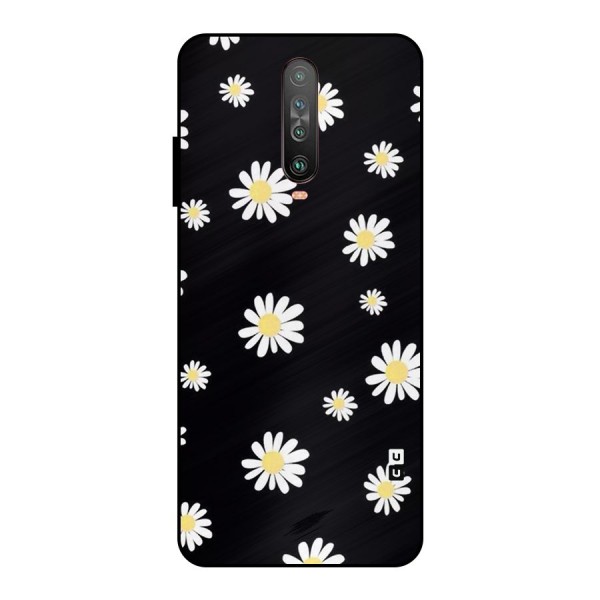 Simple Sunflowers Pattern Metal Back Case for Poco X2