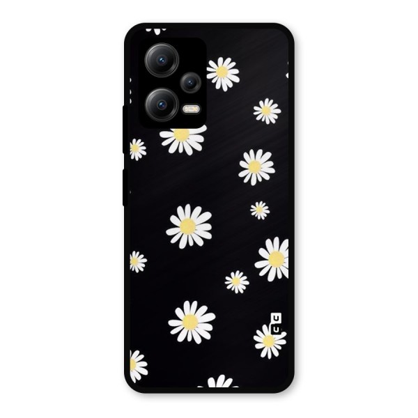 Simple Sunflowers Pattern Metal Back Case for Poco X5