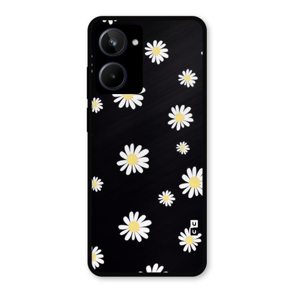 Simple Sunflowers Pattern Metal Back Case for Realme 10