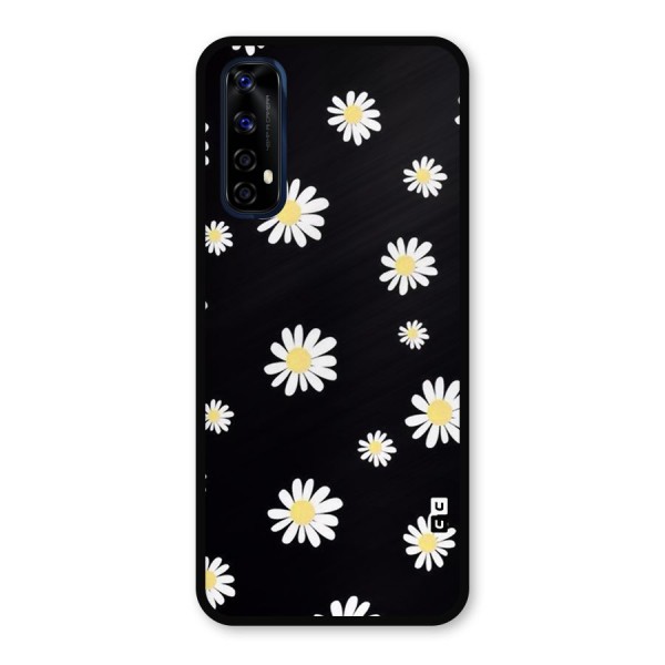 Simple Sunflowers Pattern Metal Back Case for Realme 7