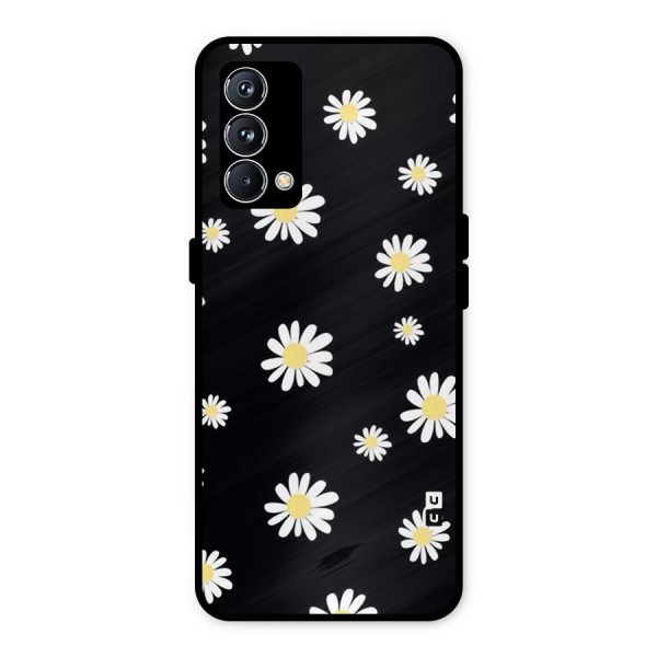 Simple Sunflowers Pattern Metal Back Case for Realme GT Master Edition