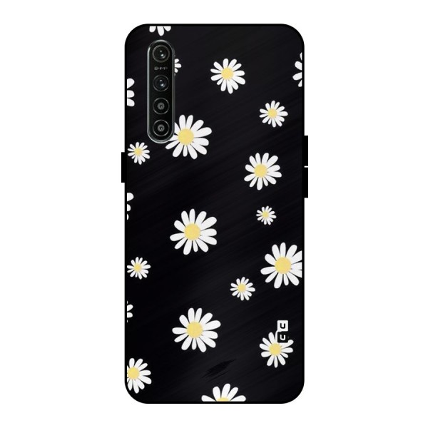 Simple Sunflowers Pattern Metal Back Case for Realme XT