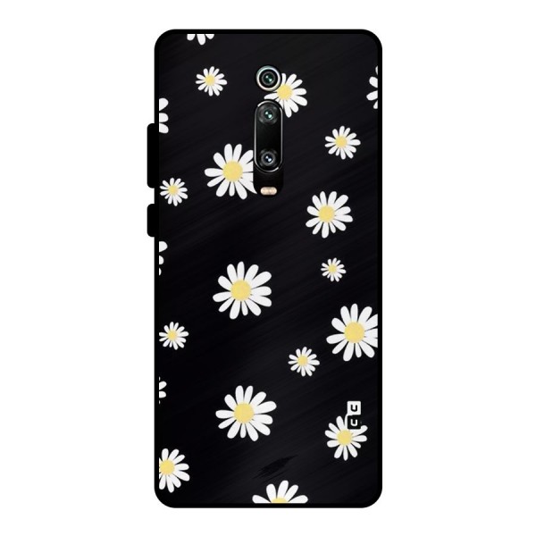 Simple Sunflowers Pattern Metal Back Case for Redmi K20