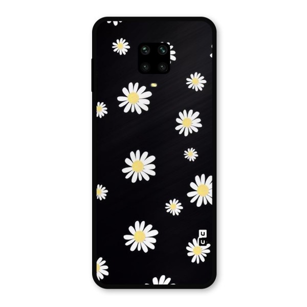 Simple Sunflowers Pattern Metal Back Case for Redmi Note 10 Lite