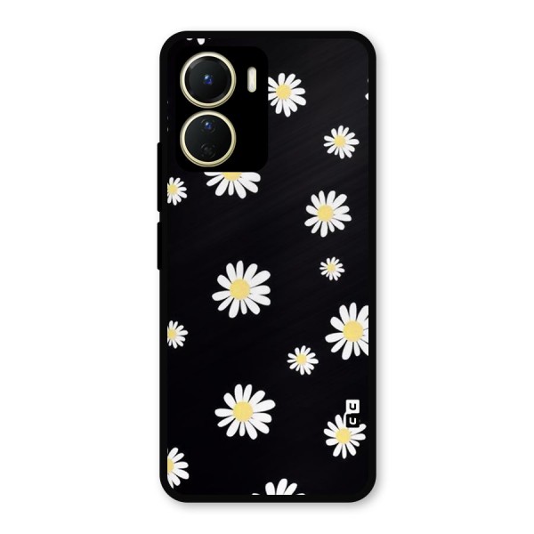 Simple Sunflowers Pattern Metal Back Case for Vivo Y16