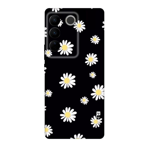 Simple Sunflowers Pattern Original Polycarbonate Back Case for Vivo V27