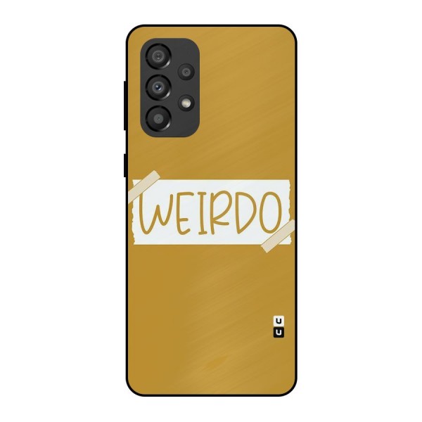 Simple Weirdo Metal Back Case for Galaxy A33 5G