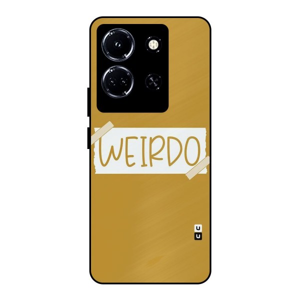 Simple Weirdo Metal Back Case for Infinix Note 30 5G