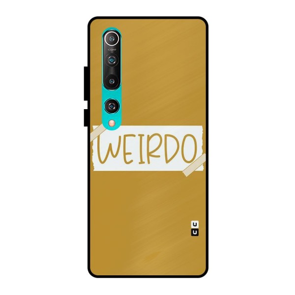 Simple Weirdo Metal Back Case for Mi 10