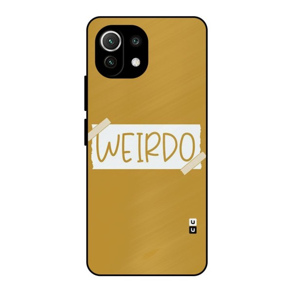 Simple Weirdo Metal Back Case for Mi 11 Lite