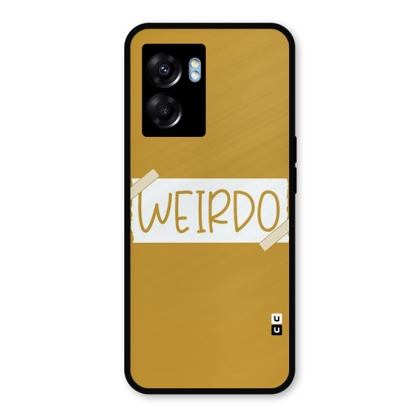 Simple Weirdo Metal Back Case for Realme Narzo 50 5G