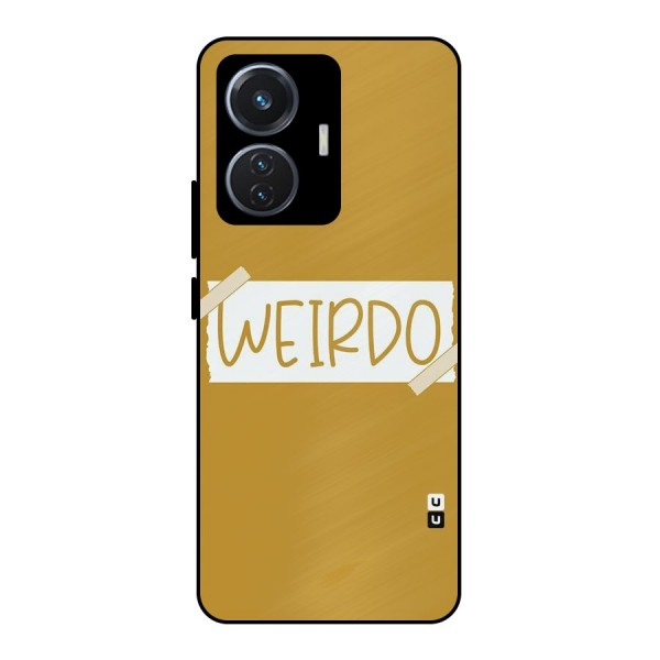 Simple Weirdo Metal Back Case for iQOO Z6 44W